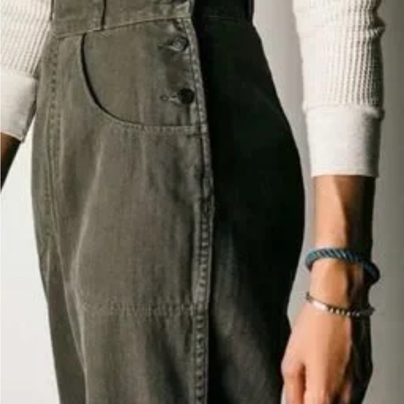 imogene + willie Liza Olive Green Herringbone pants, size 26 - Picture 1 of 6